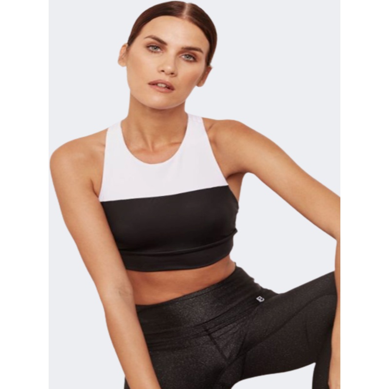 Body Language Yves Top Women Training Bra Black/White