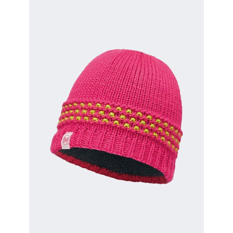 Buff Knitted And Polar Kids Lifestyle Beanie Pink