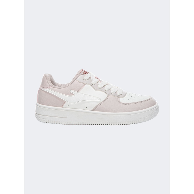 Erke Skateboard Women Lifestyle Sneakerwhite/Grey/Pink