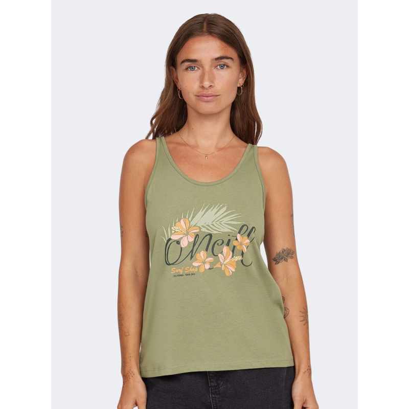 Oneill Luana Graphic Women Lifestyle Tank Green