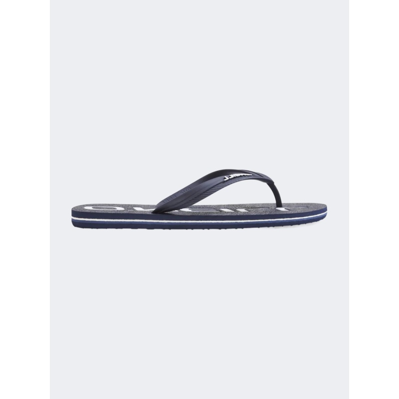 Oneill Profile Logo Men Beach Slippers Ink Blue