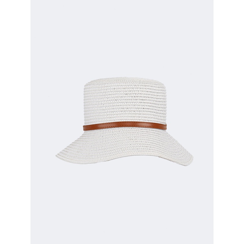 Top Ten Stylish Women Beach  Panama Hat White/Camel