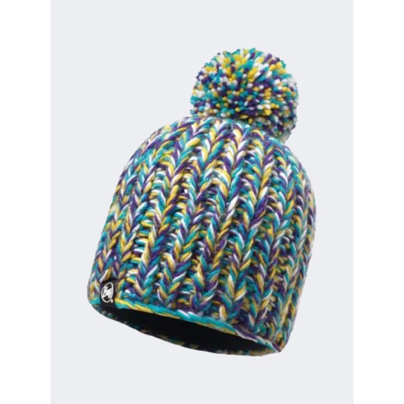 Buff Knitted And Polar Women Lifestyle Beanie Purple Rasbery