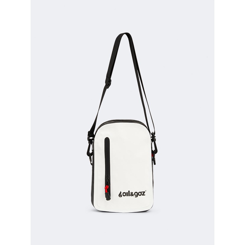 Oil And Gaz Durable Unisex Lifestyle Water Proof Cross Bag White