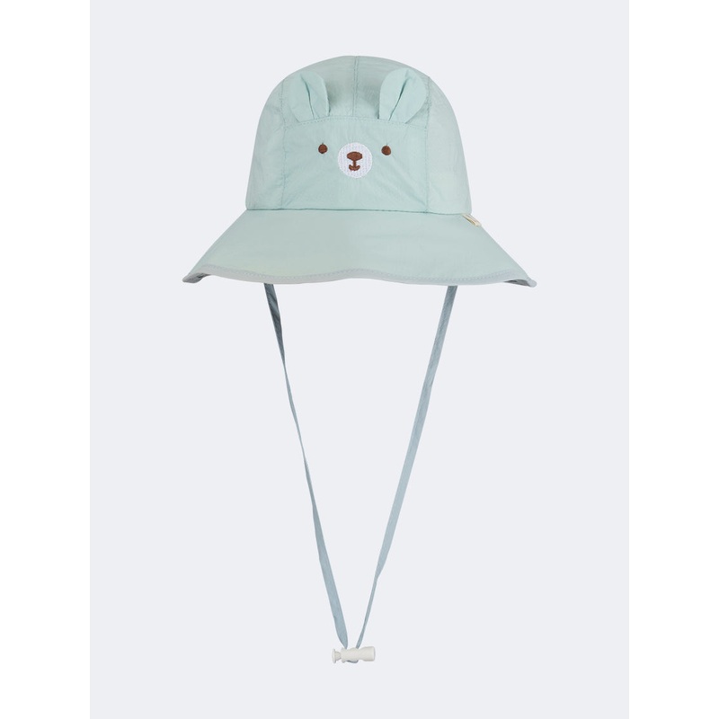 Oil And Gaz Stylish Kids Beach Bucket Hat Blue/Beige