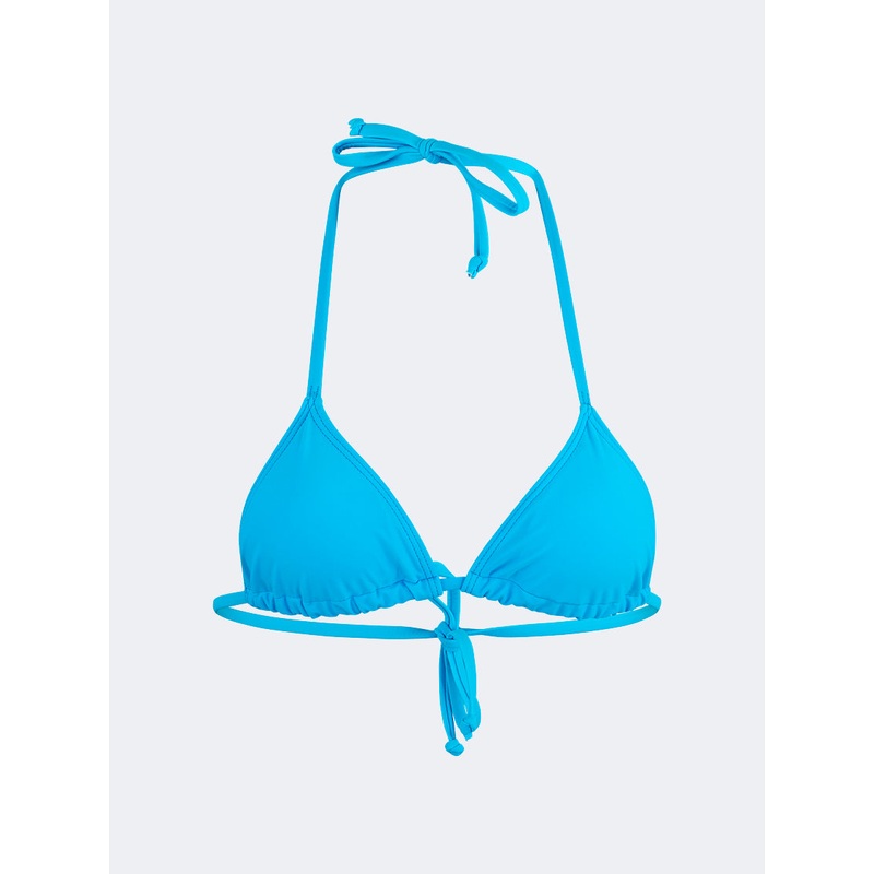 Oil And Gaz Stylish Women Beach Tri-Bra Blue