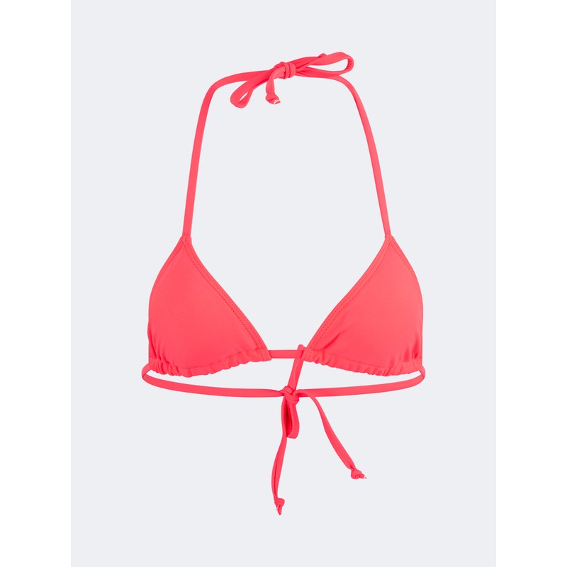 Oil And Gaz Stylish Women Beach Tri-Bra Fiery Red