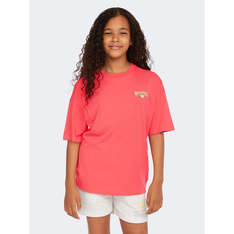 Oneill Back Print Girls Lifestyle T-Shirt Froly