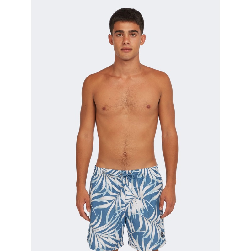 Oneill Cali Floral Men Beach Swim Short Blue