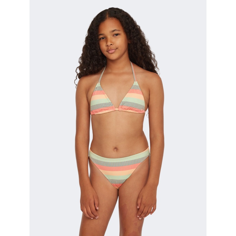 Oneill Essentials Triangle Girls Beach Bikini Set Multicolor