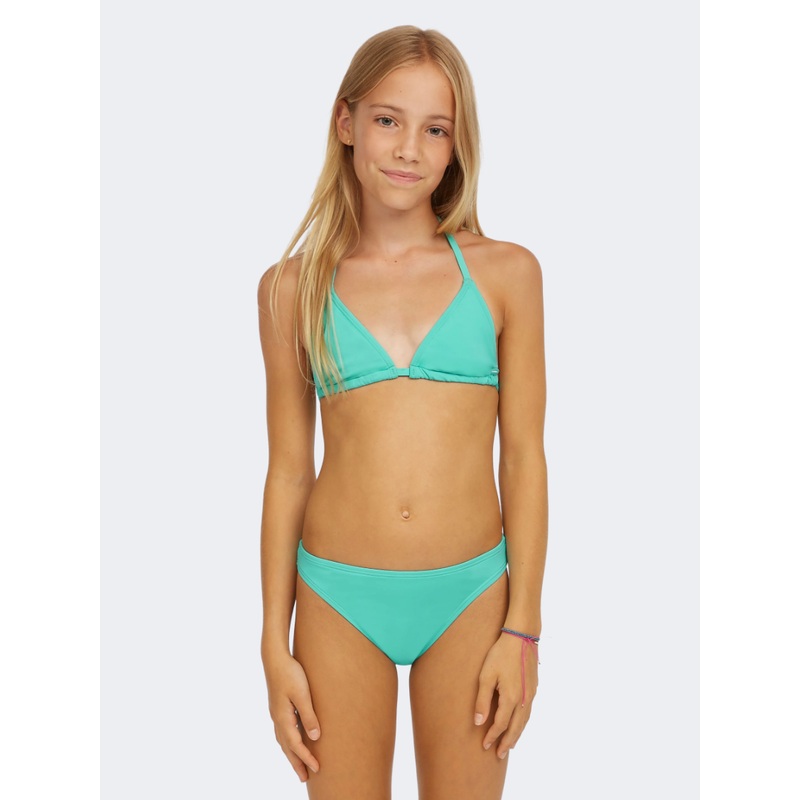 Oneill Essentials Triangle Girls Beach Bikini Set Surf Blue
