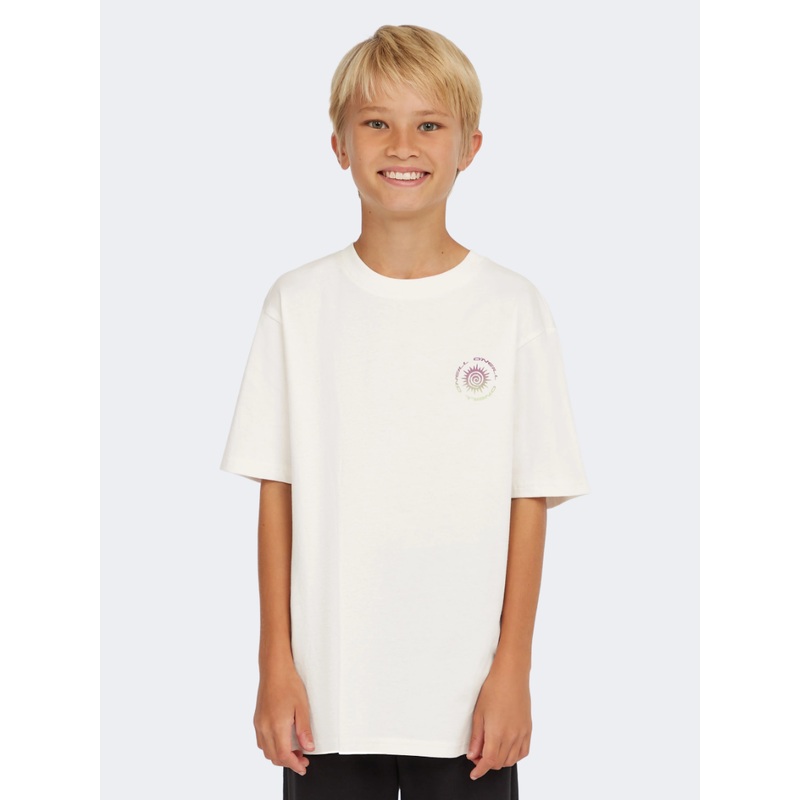 Oneill Gradient Boys Lifestyle T-Shirt Snow White