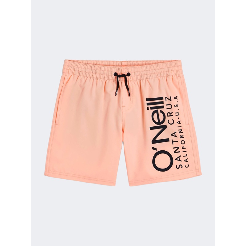 Oneill Original Cali Boys Beach Swim Short Coral Pop