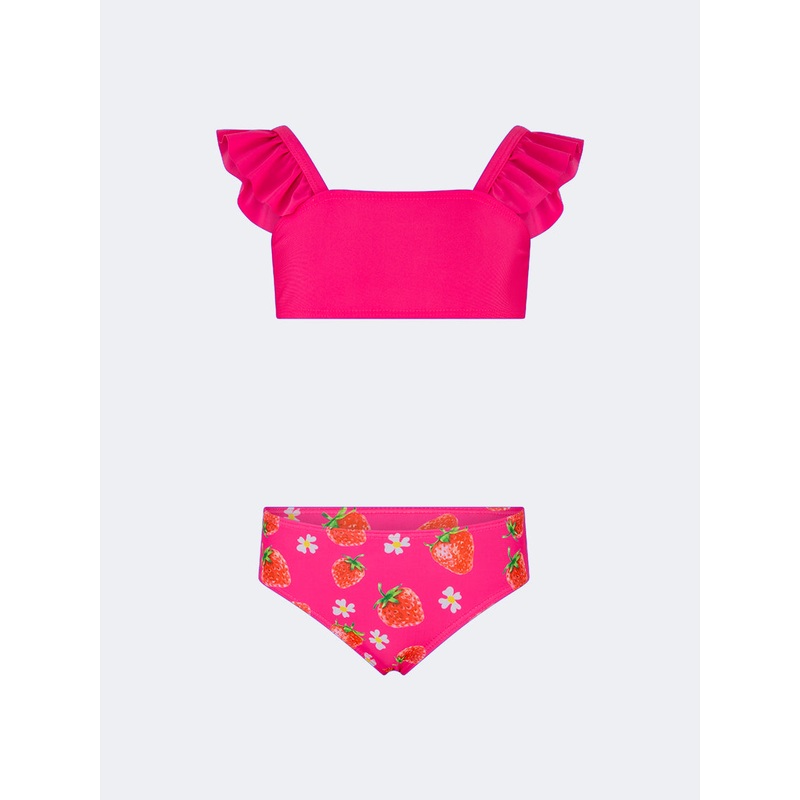 Top Ten Colorful Kids-Girls Beach Bikini Set Pink