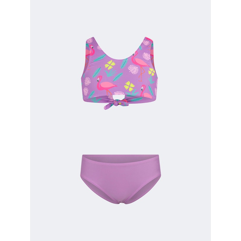 Top Ten Colorful Kids-Girls Beach Bikini Set Purple