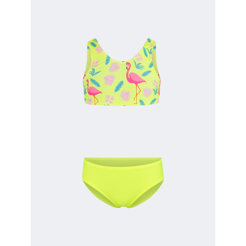 Top Ten Colorful Kids-Girls Beach Bikini Set Yellow