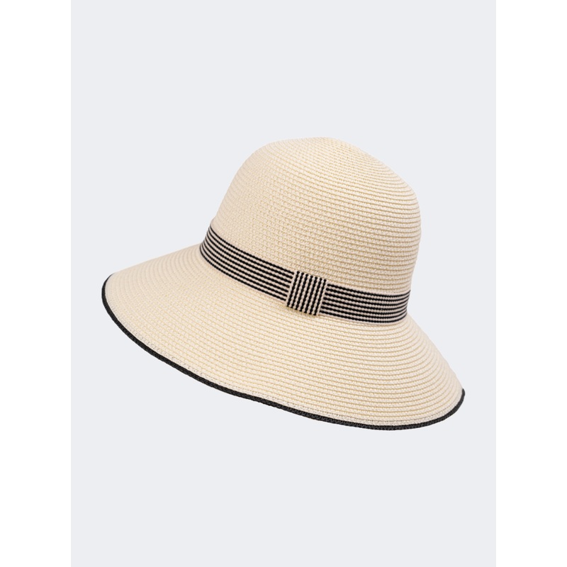 Amelie Women Beach Hat White