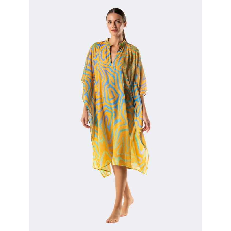 Amelie Women Beach Kaftan Yellow/Orange