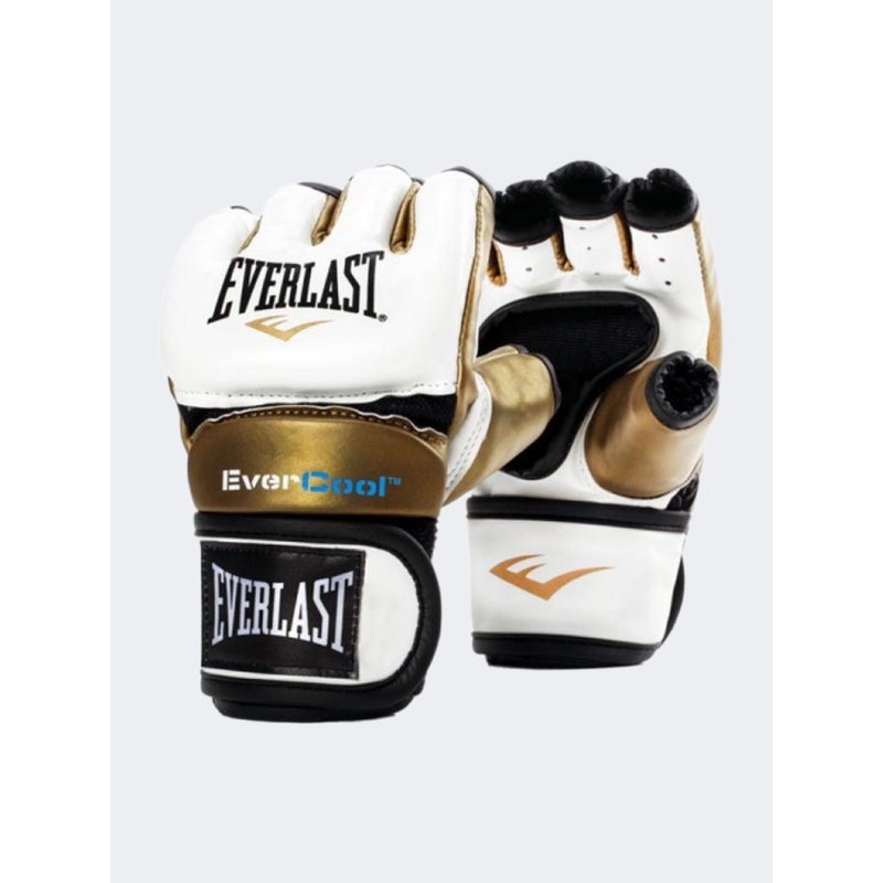 Everlast Everstrike Unisex Boxing Gloves Gold/White/Black