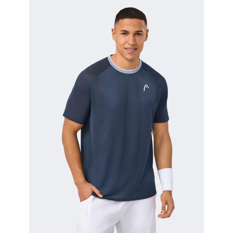 Head Performance Men Padel T-Shirt Navy