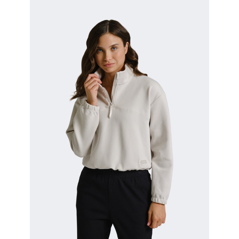 Anta Commute Women Training Long Sleeve Mist Grey