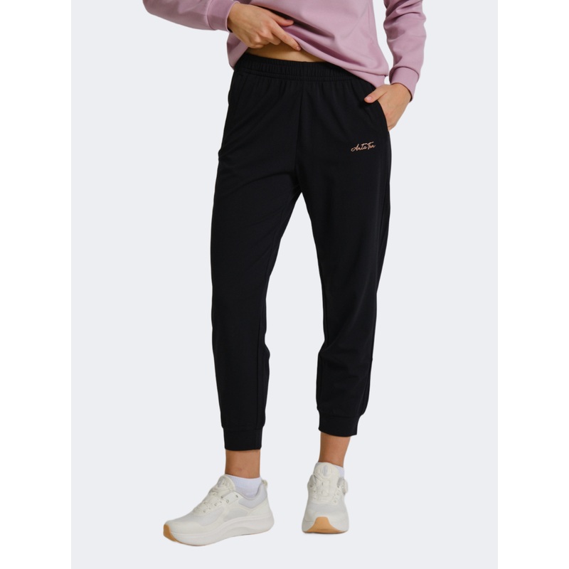 Anta Essential Knit Ankle Women Training Pant Black