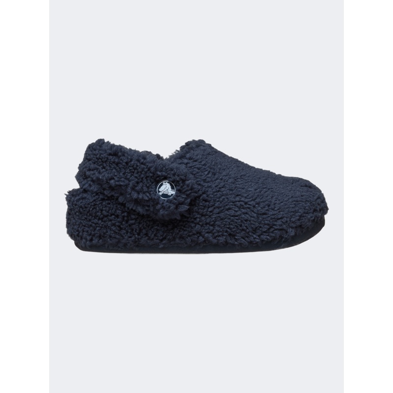 Crocs Classic Cozzzy Infant Lifestyle Slippers Navy