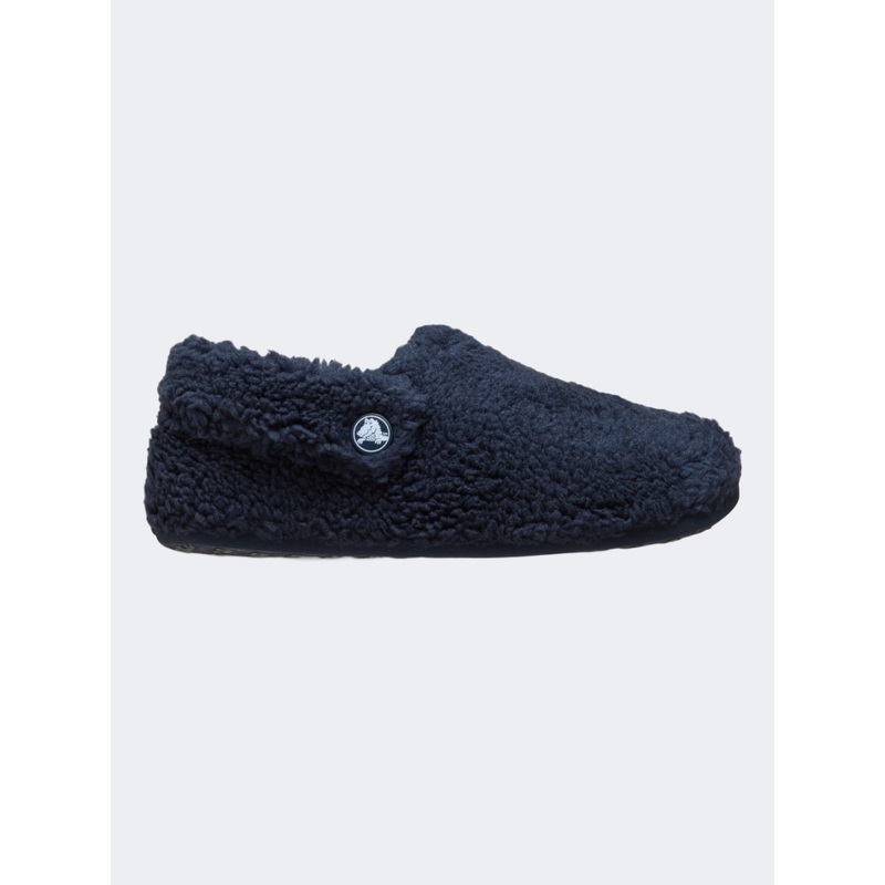 Crocs Classic Cozzzy Kids Lifestyle Slippers Navy