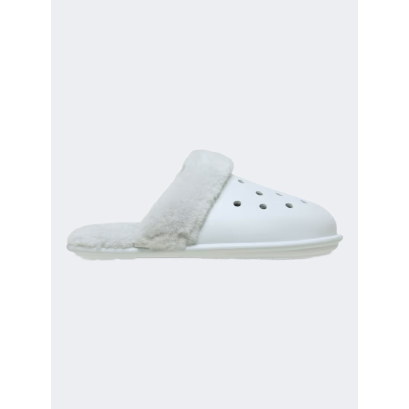 Crocs Classic Fuzz Scuff Unisex Lifestyle Slippers Moonlight