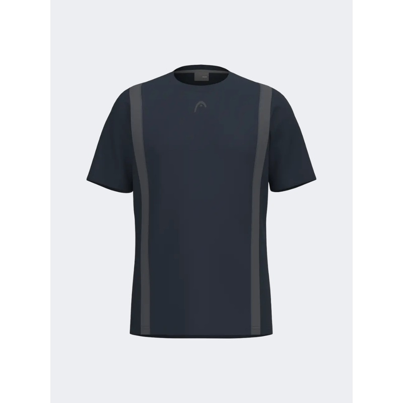 Head Club 25 Tech Men Padel T-Shirt Navy