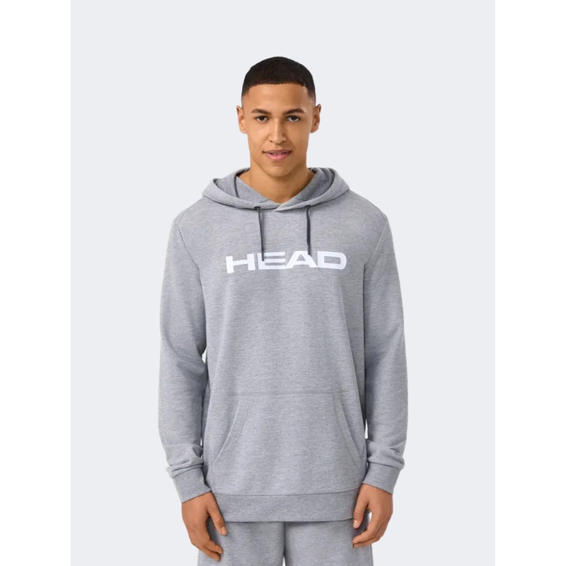 Head Club Original Men Padel Hoody Grey Melange