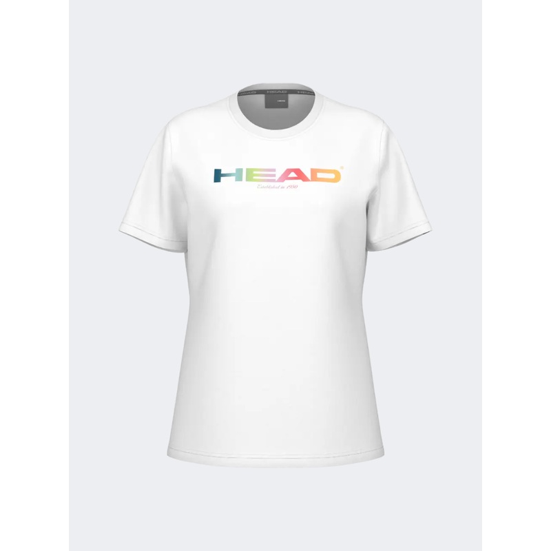 Head Rainbow Women Padel T-Shirt White