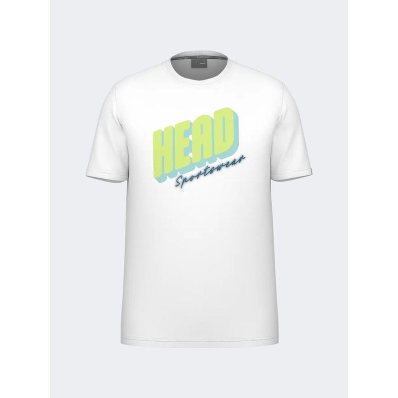 Head Vision Men Padel T-Shirt White/Lightlime