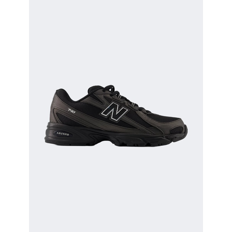 New Balance 740 Unisex Lifestyle Shoes Black/Silver Metalic