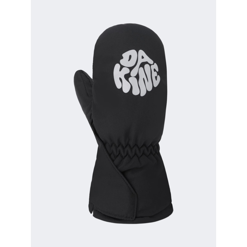 Dakine Brat T2R Kids Skiing Gloves Black/Glacier Grey