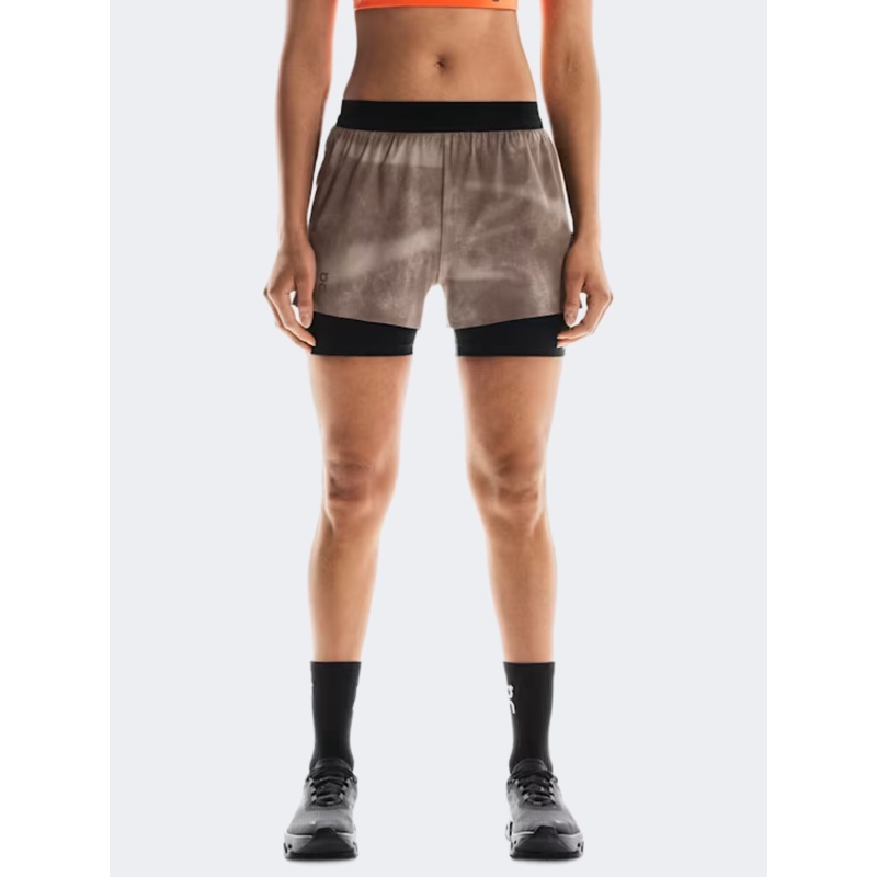 On Performance Women Running Short Cinder/Black