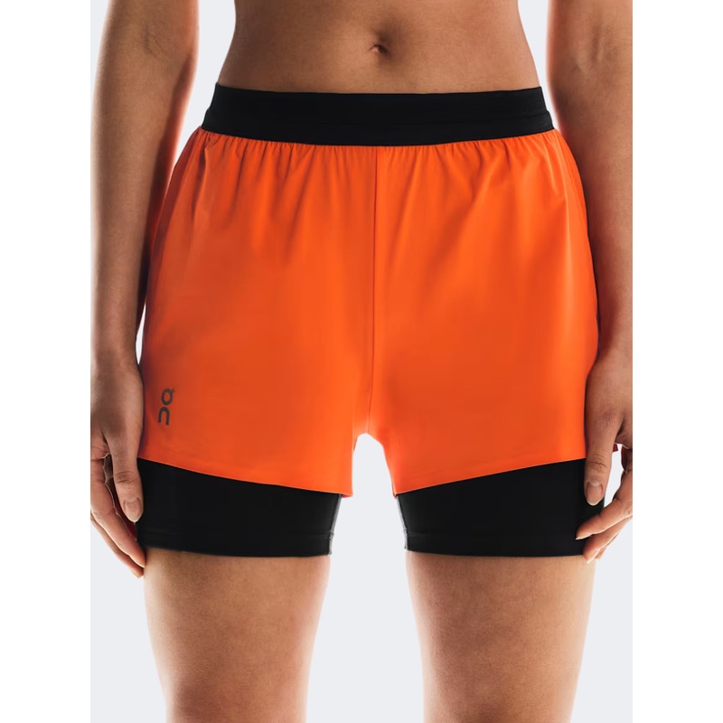 On Performance Women Running Short Flame/Black