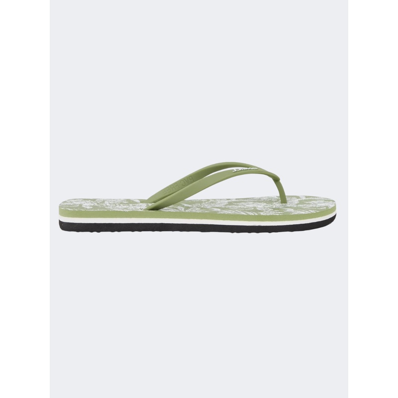 Oneill Profile Graphic Women Beach Slippers Green