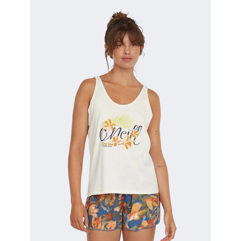 Oneill Summer Musthaves Luana Graphic Women Lifestyle Tank Snow White