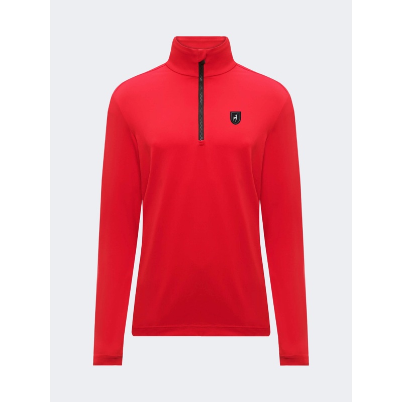 Toni Sailer Brendan First Layer Men Skiing Long Sleeve Signal Red