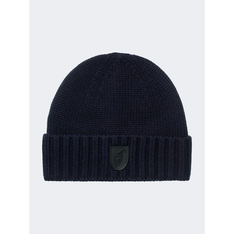 Toni Sailer Juno Metal Logo Men Skiing Beanie Midnight
