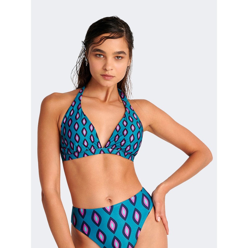 Blu 4U Blue Reef Women Beach Bra Dark Petrol