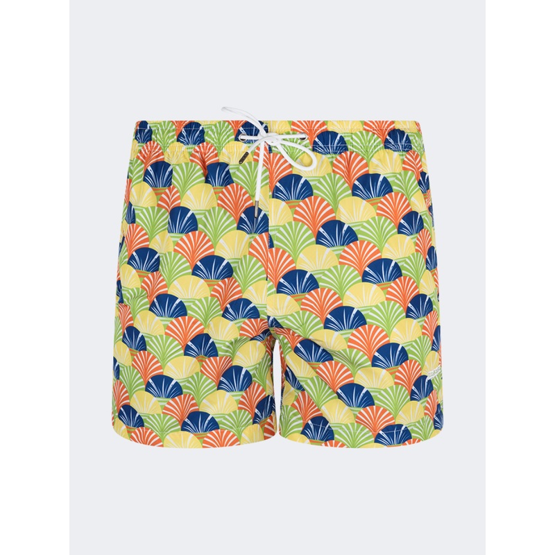 Eos Gallipoli Ventagli Men Beach Swim Short Green