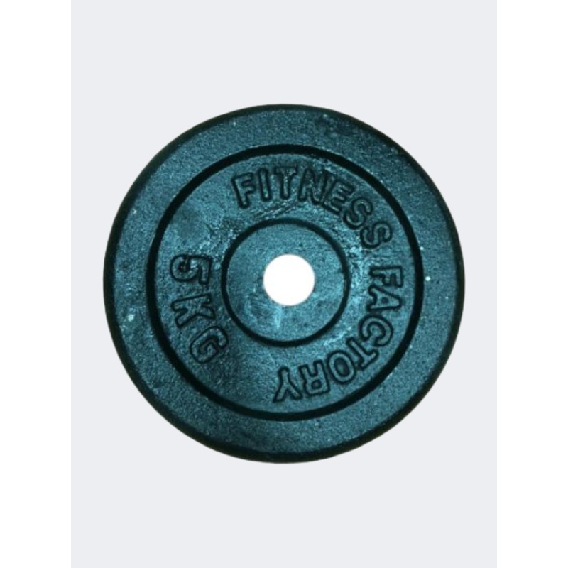 Fitness Factory Painted 5 Kg Unisex Weights Black