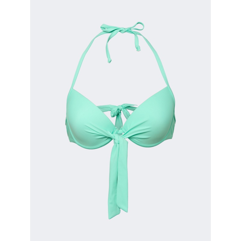 Oil And Gaz Classic Women Beach Bra Light Mint
