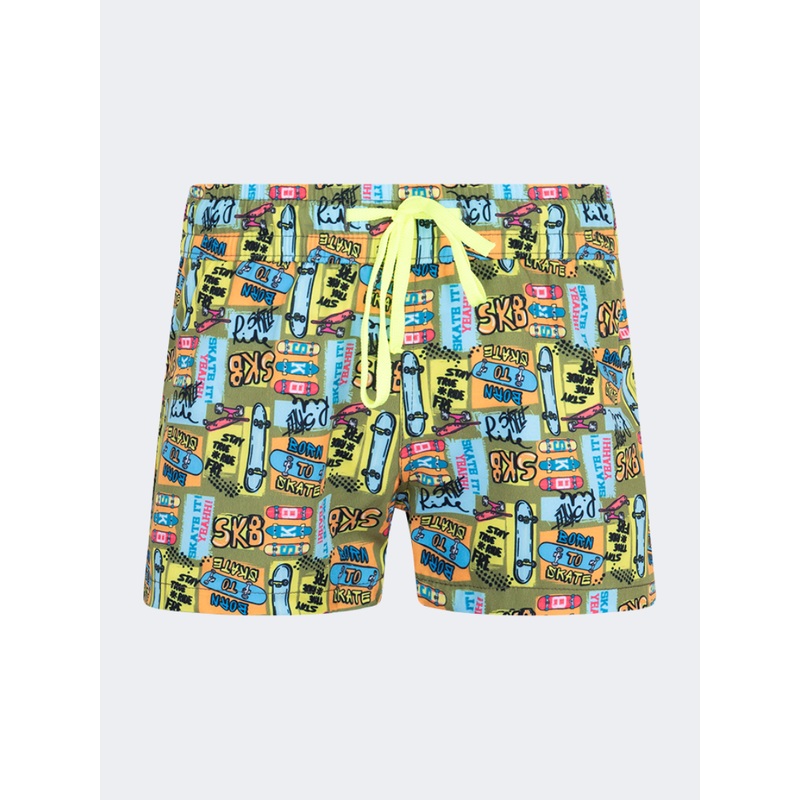 Piccole Canaglie Boys Beach Swim Short Multicolor