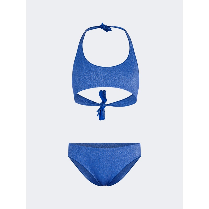 Piccole Monelle Girls Beach Bikini Set Light Blue