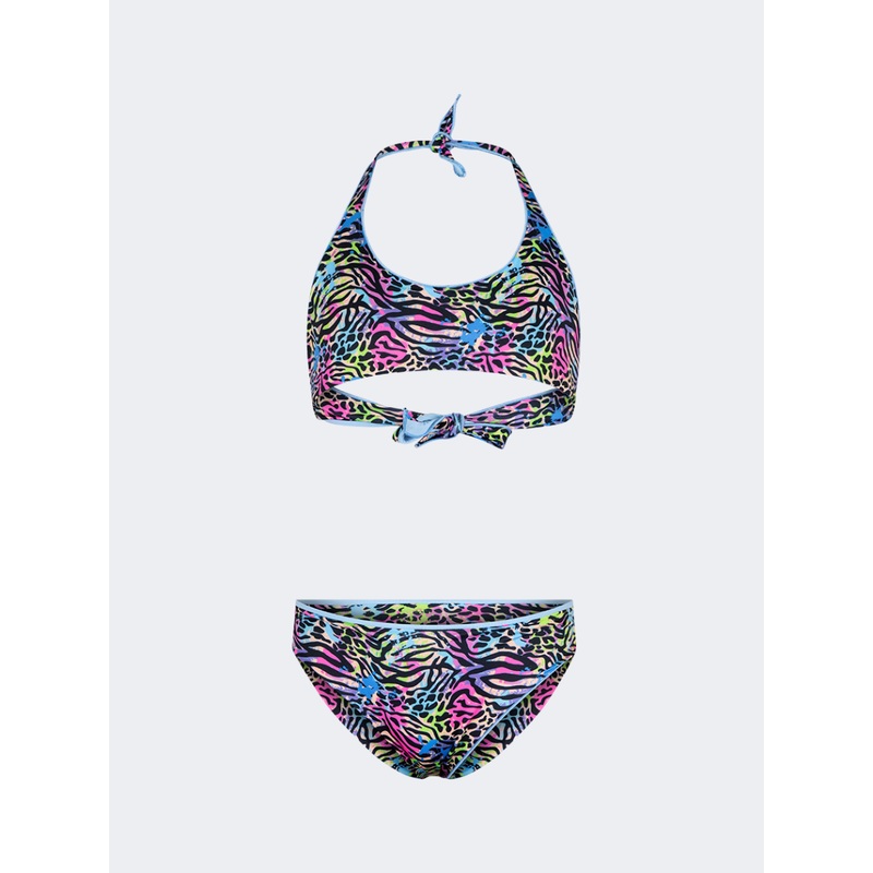 Piccole Monelle Girls Beach Bikini Set Multicolor