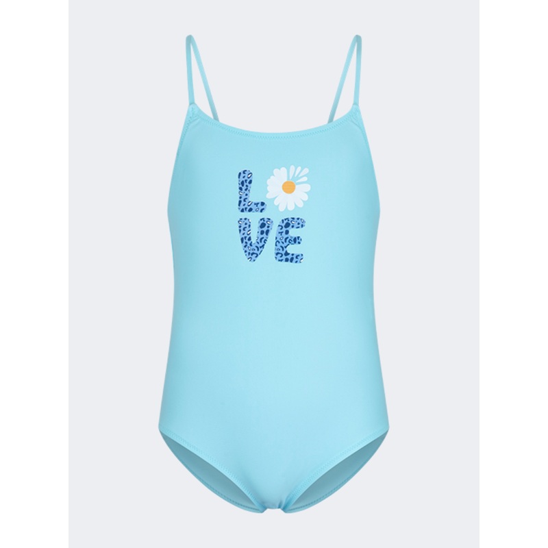 Piccole Monelle Intero Girls Beach Monokini Sky Blue