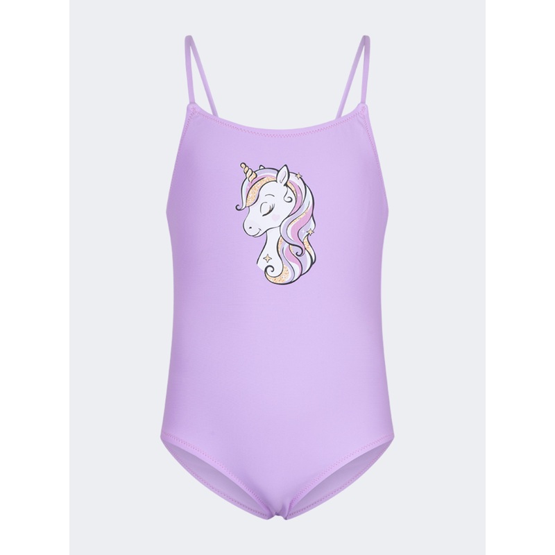 Piccole Monelle Intero Girls Beach Monokini Violet